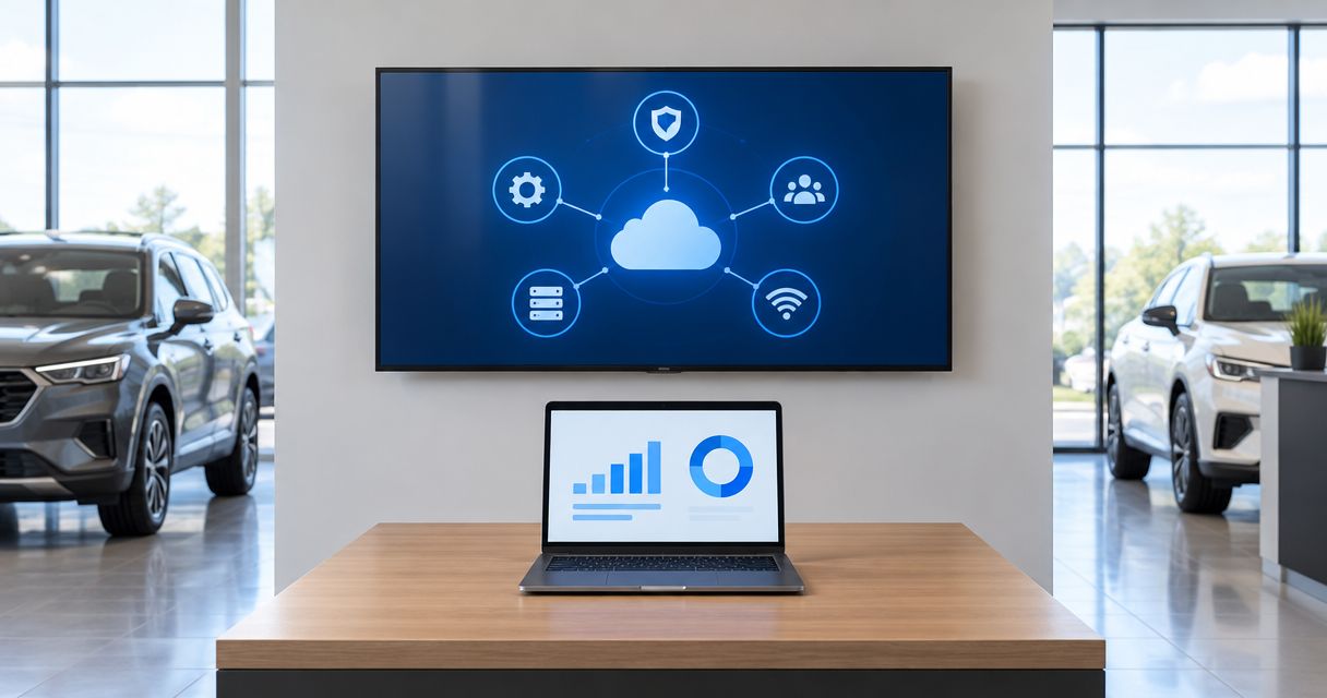 How much does managed IT support cost for an auto dealership?
