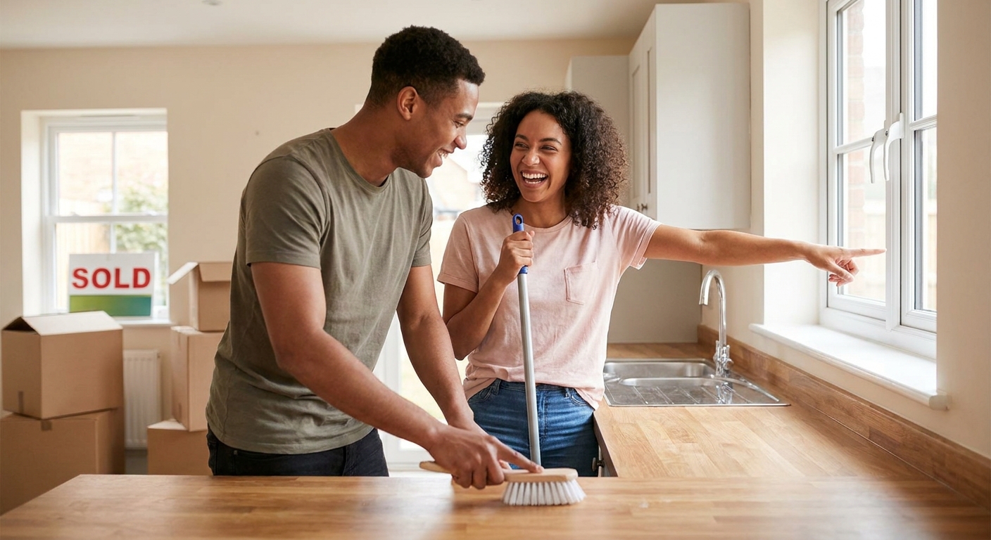 Move-in cleaning for first-time homebuyers