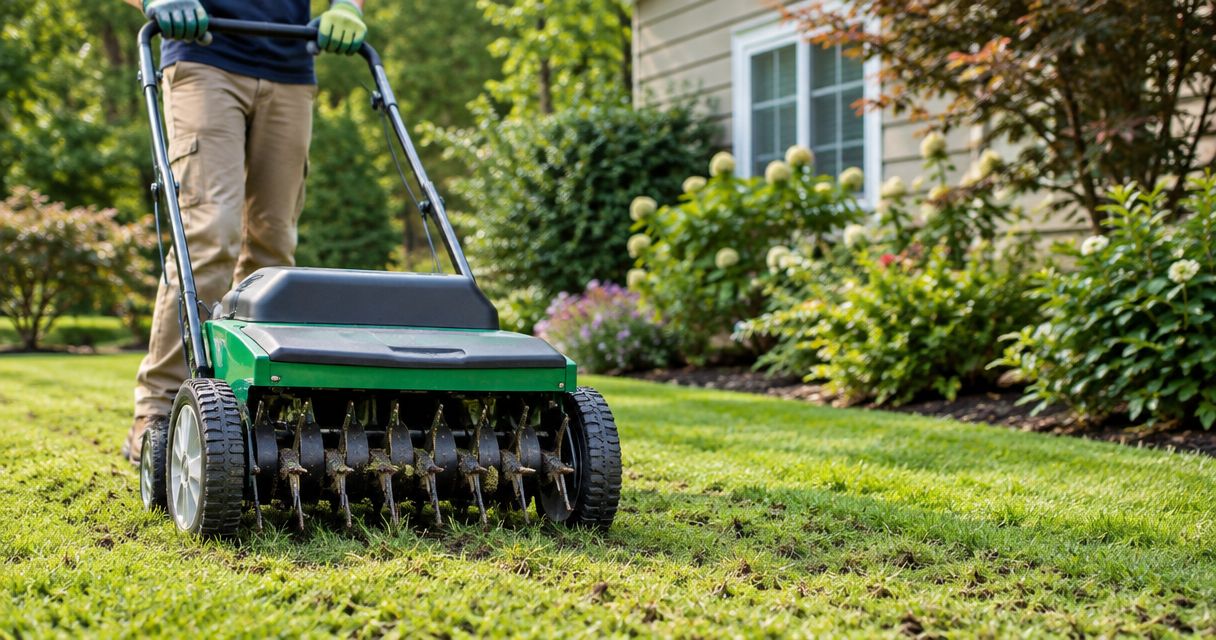 How often should you aerate a lawn with clay soil?