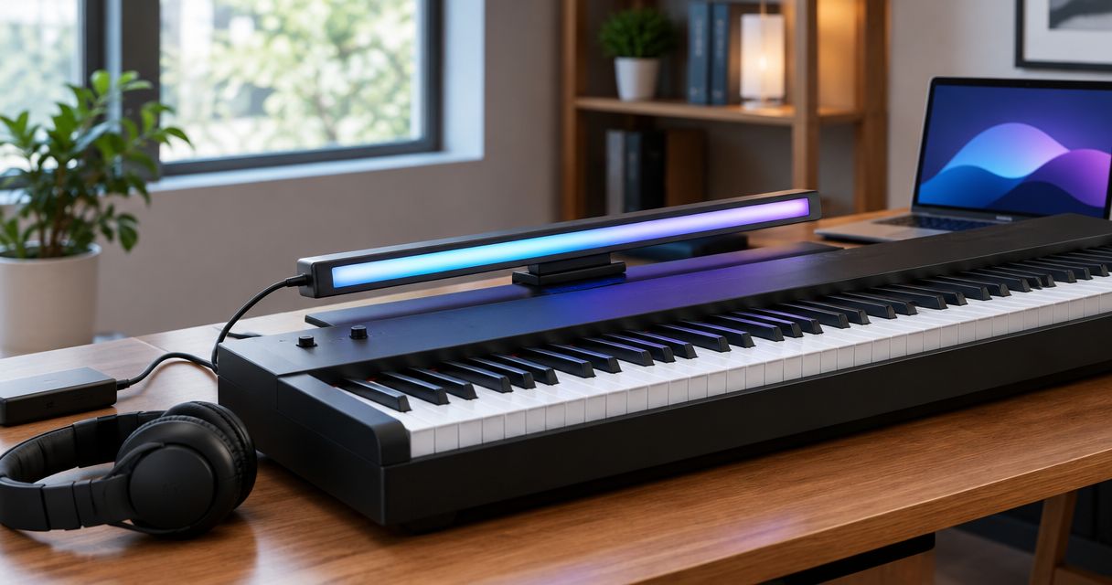 How to connect Piano LED Plus to a Donner DEP-20 keyboard