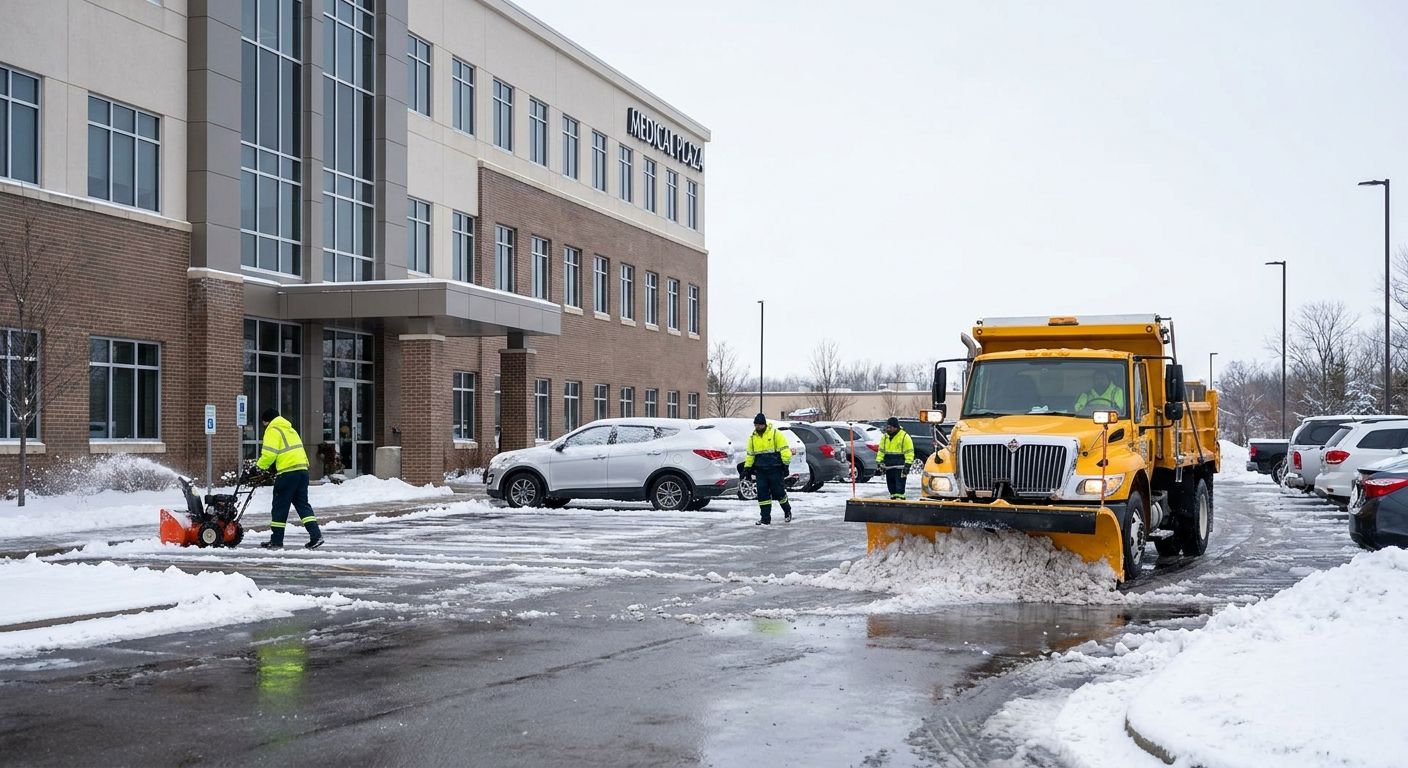 Best commercial snow removal companies for medical offices 2026