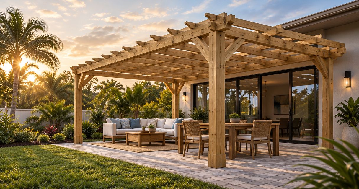 What should you include in an Orlando timber pergola brief?