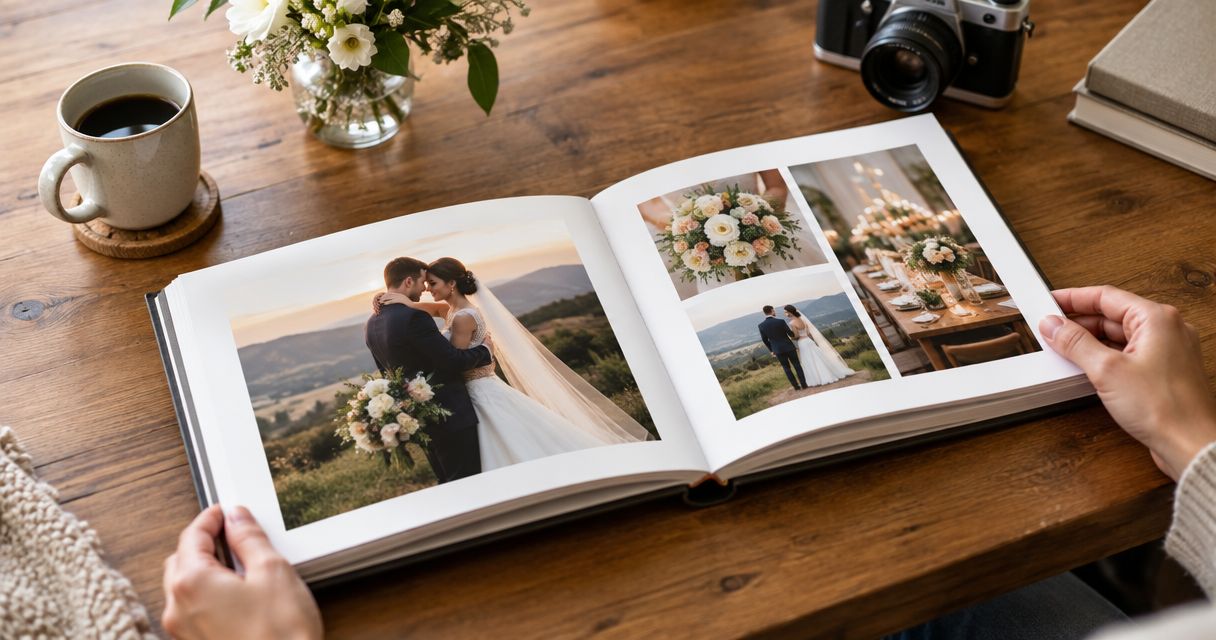 How much does a printed wedding photo album cost?