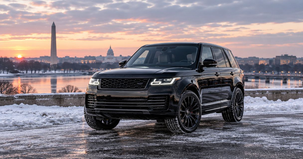 Luxury SUV rental for a winter weekend in the DMV