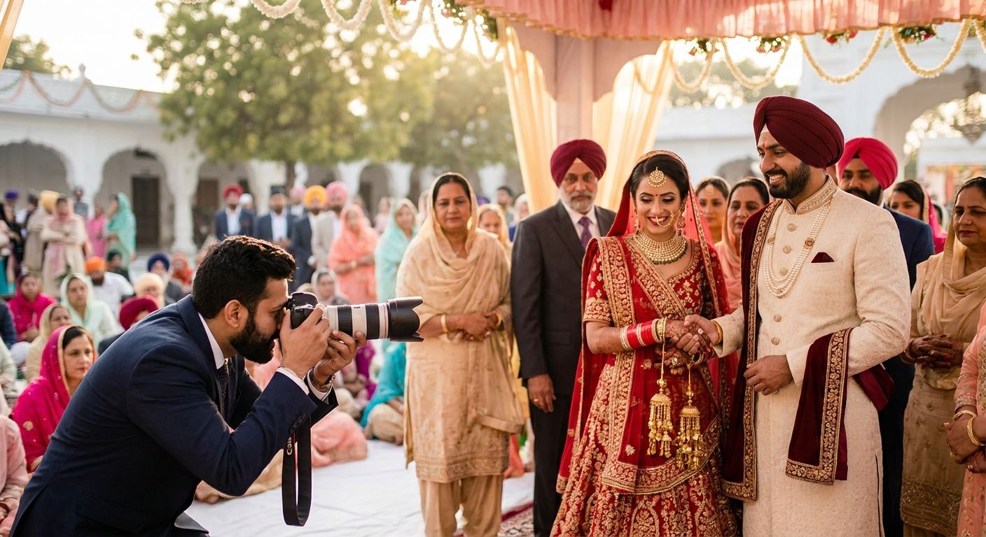 Wedding photography for Sikh weddings