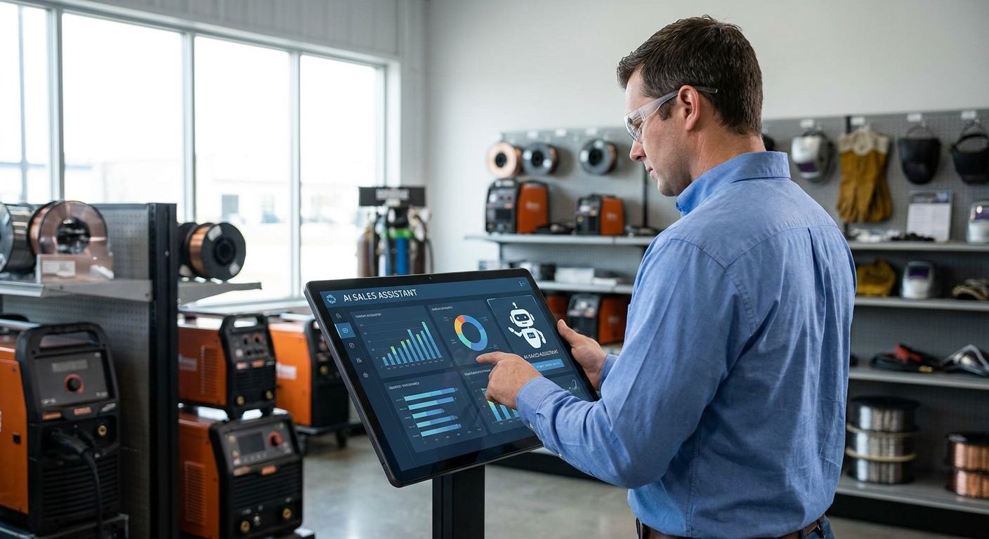 AI sales agent for welding equipment distributors