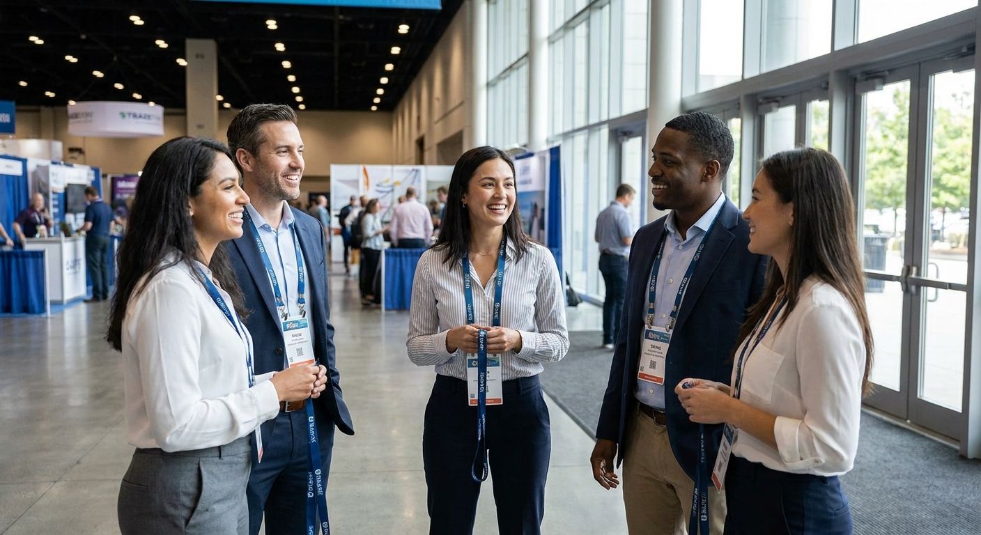 Corporate group tickets for trade expos