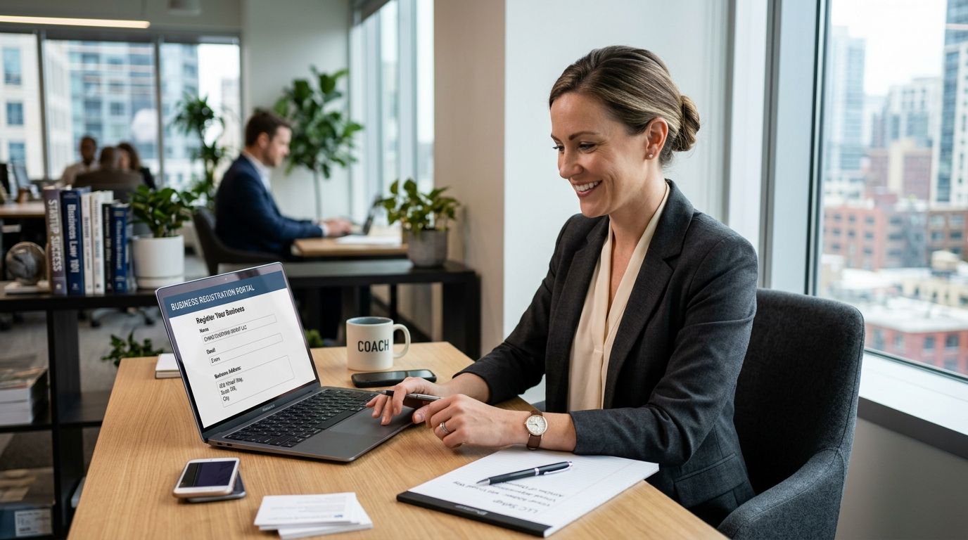 How to register a business coaching practice with a virtual address
