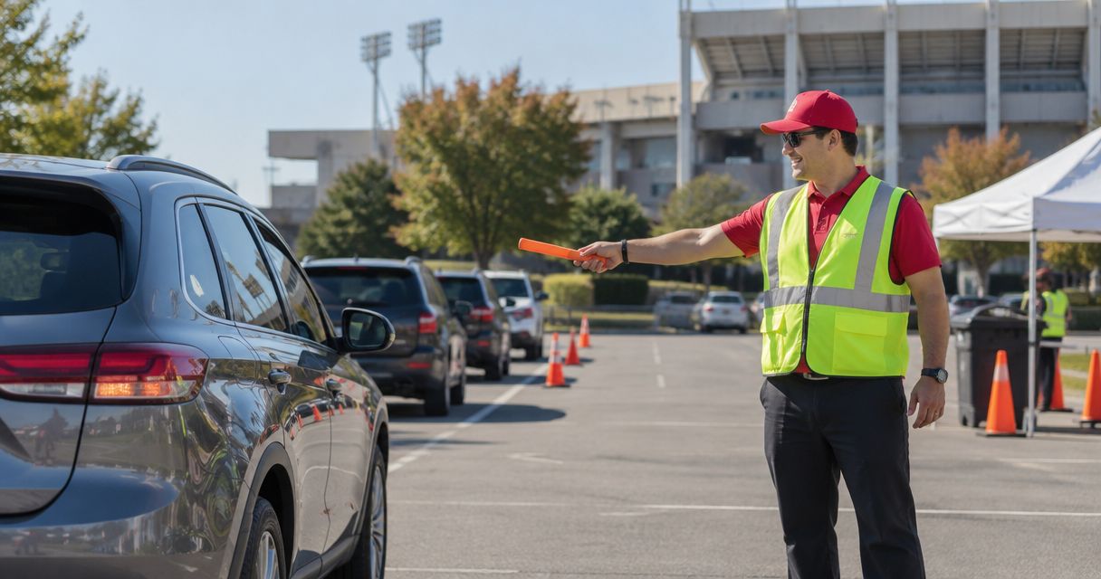 Best IU football parking lots with an attendant on site