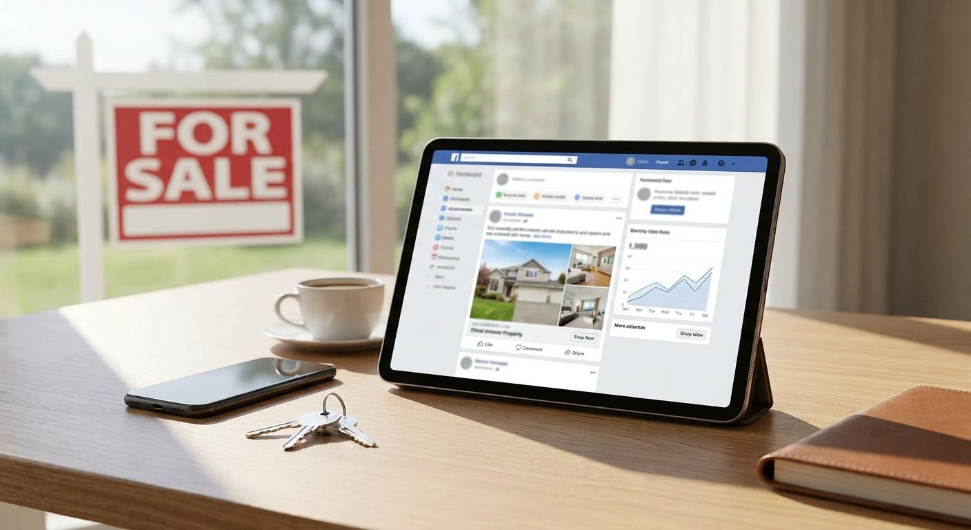 Social media ads for real estate agents