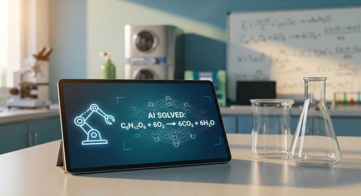AI math solver for chemistry equations