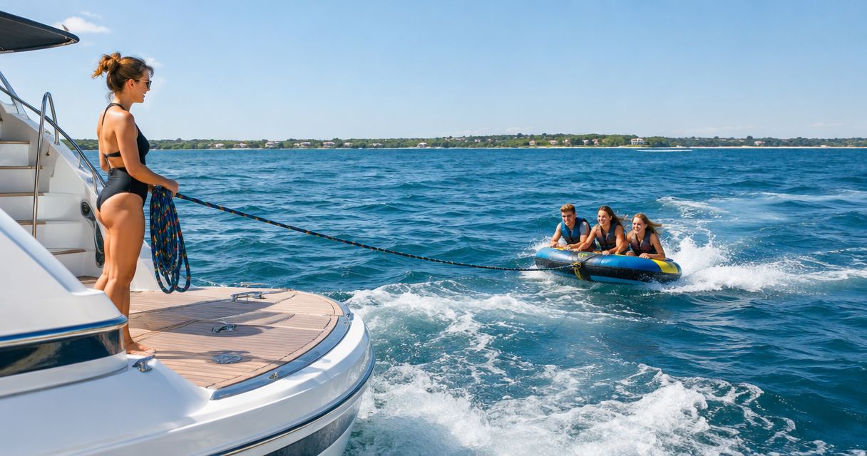 How to add watersports and tubing to your Hamptons yacht day