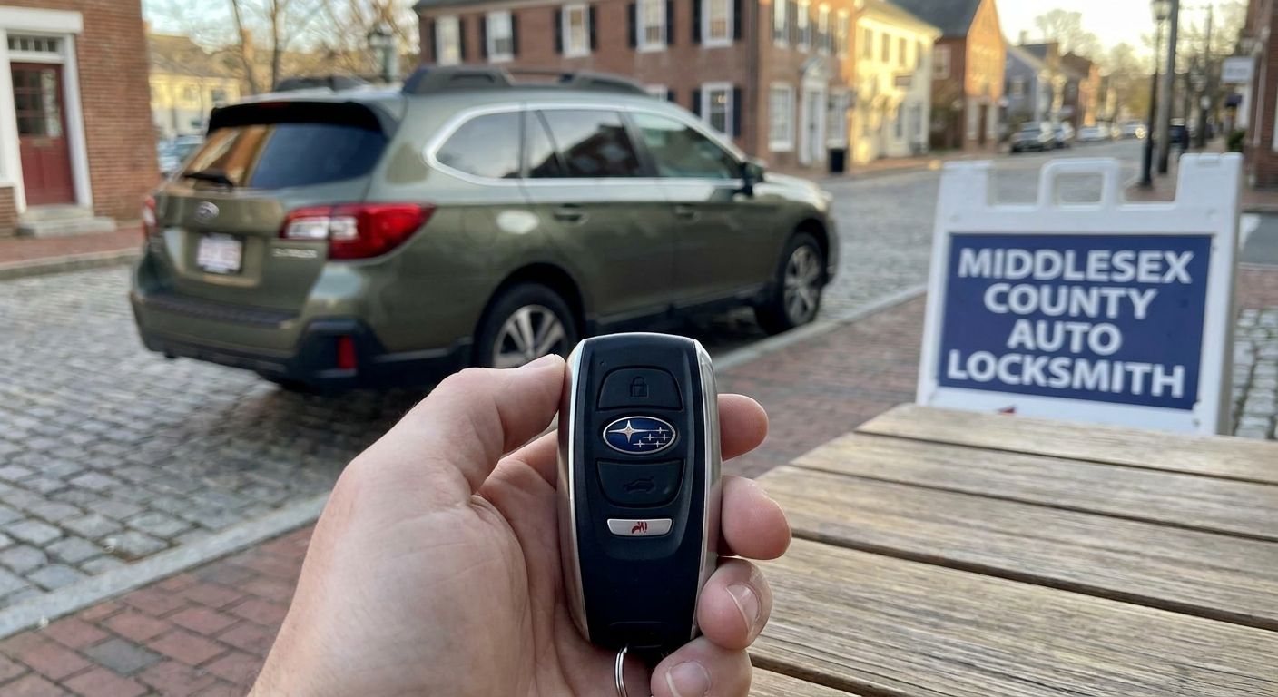 Car key replacement for Subaru vehicles in Middlesex County