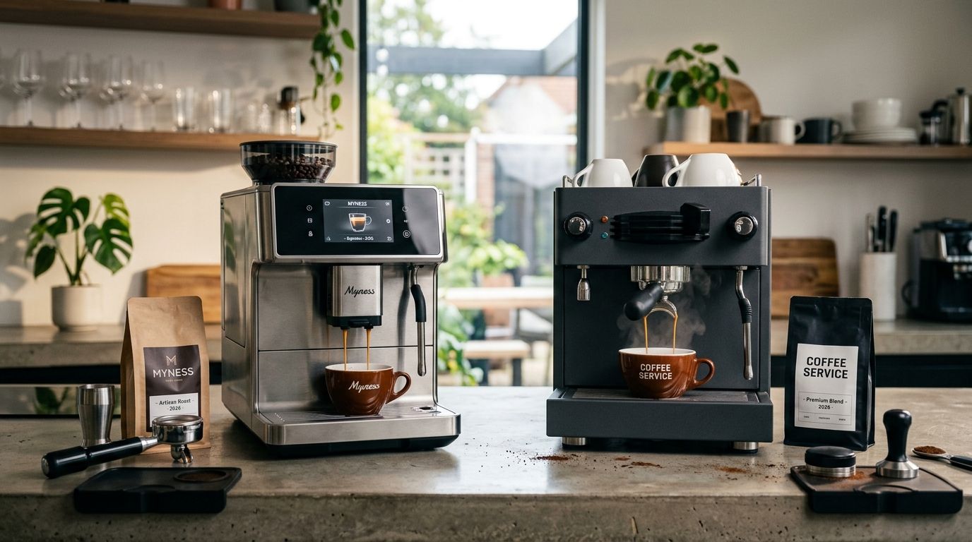 Myness срещу Coffee Service: кой е по-добър през 2026