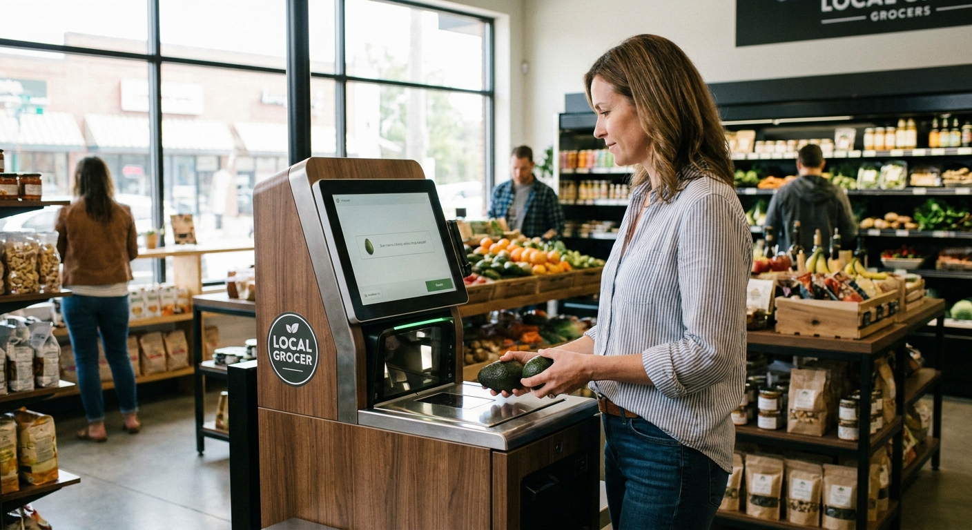 Best self-checkout kiosks for independent grocery stores