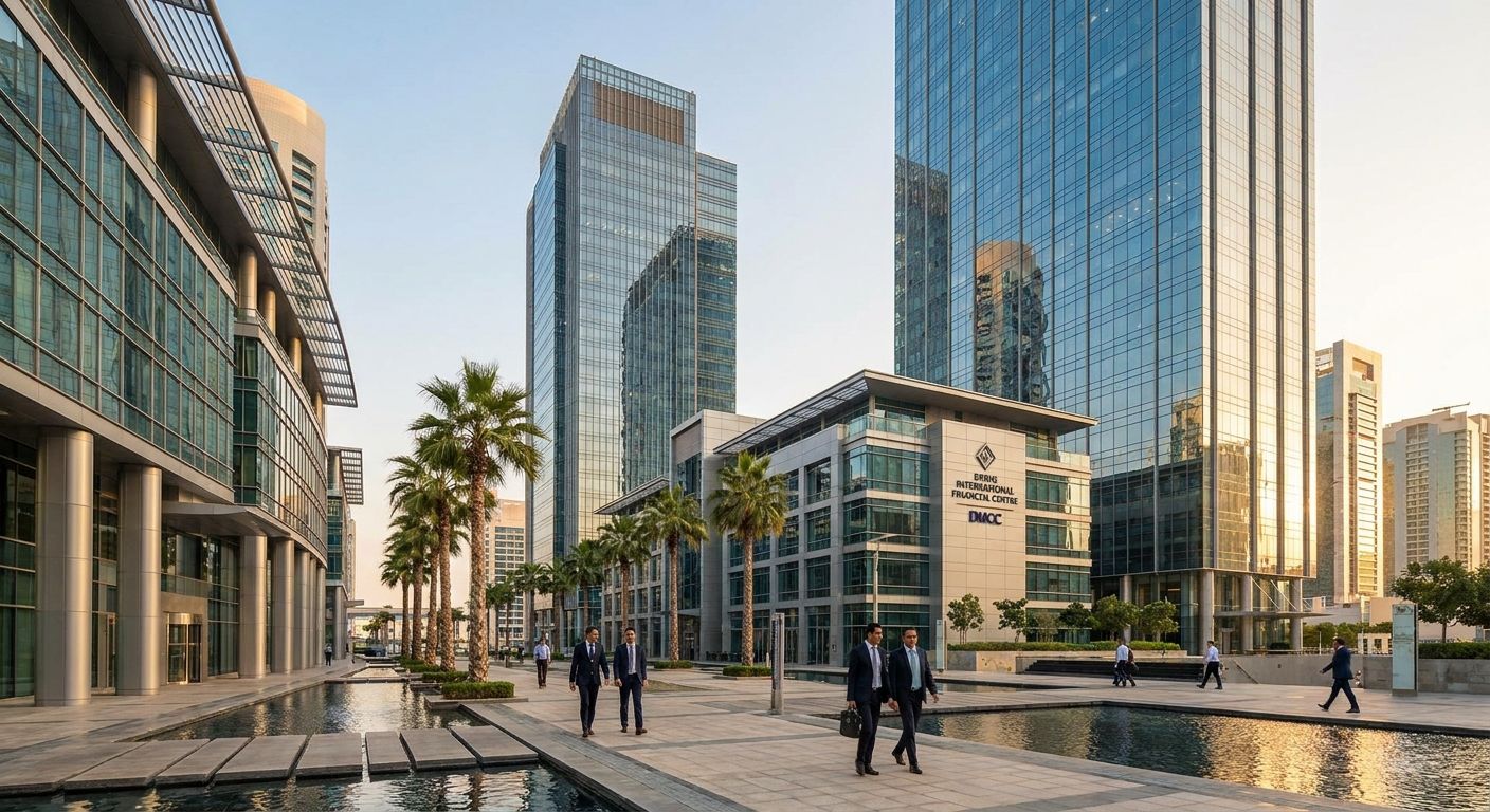 Best free zones in Dubai for financial services companies