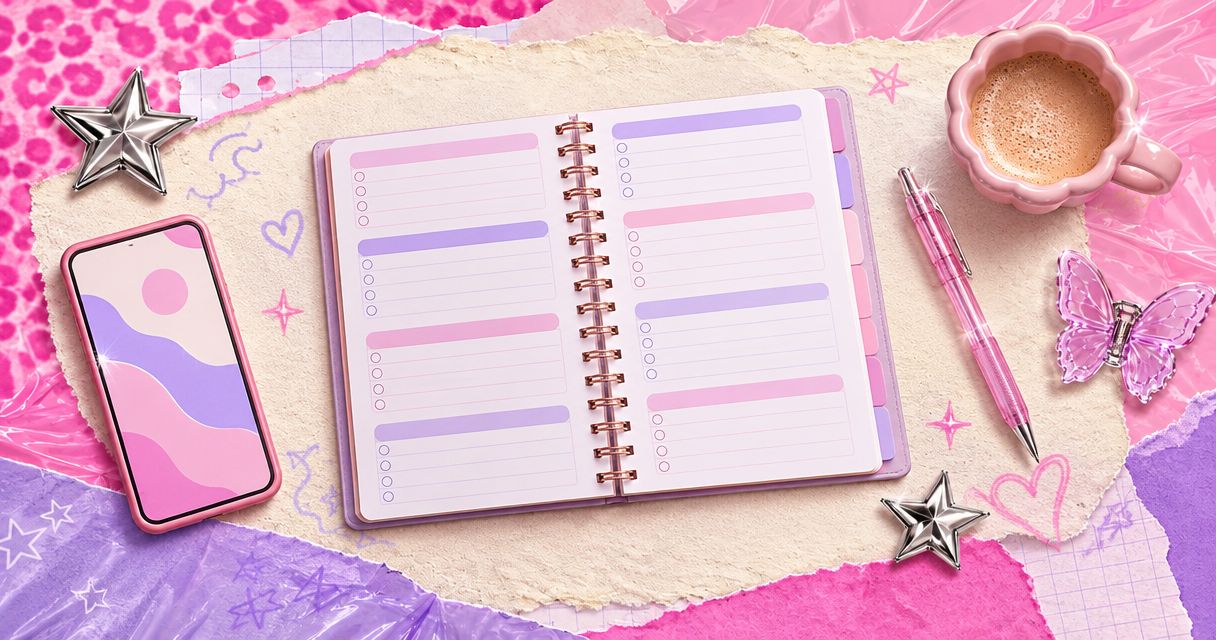 How to use an undated weekly planner without filling every box