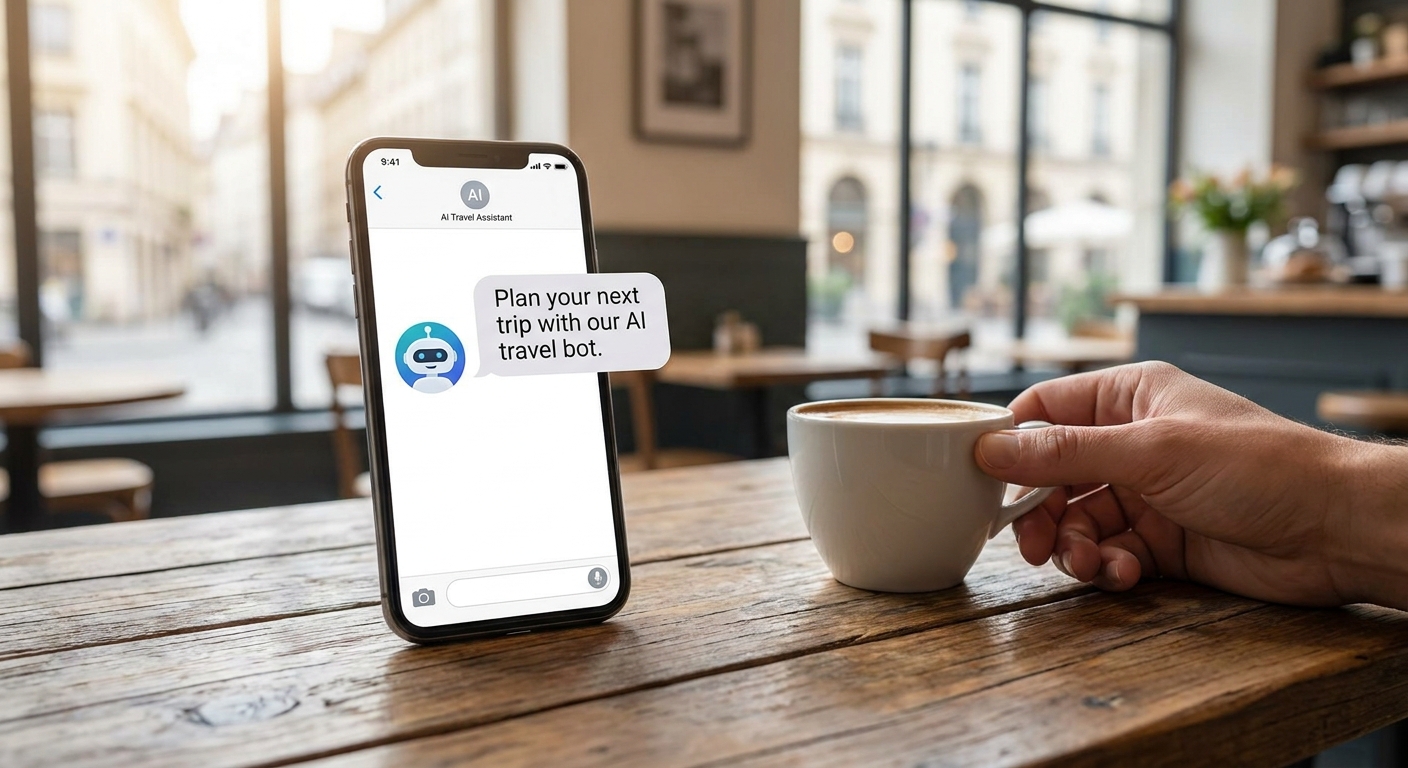 Conversational ads for AI travel planning apps