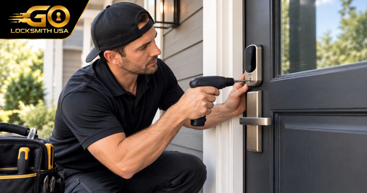 How much does it cost to install a new lock on an exterior door?