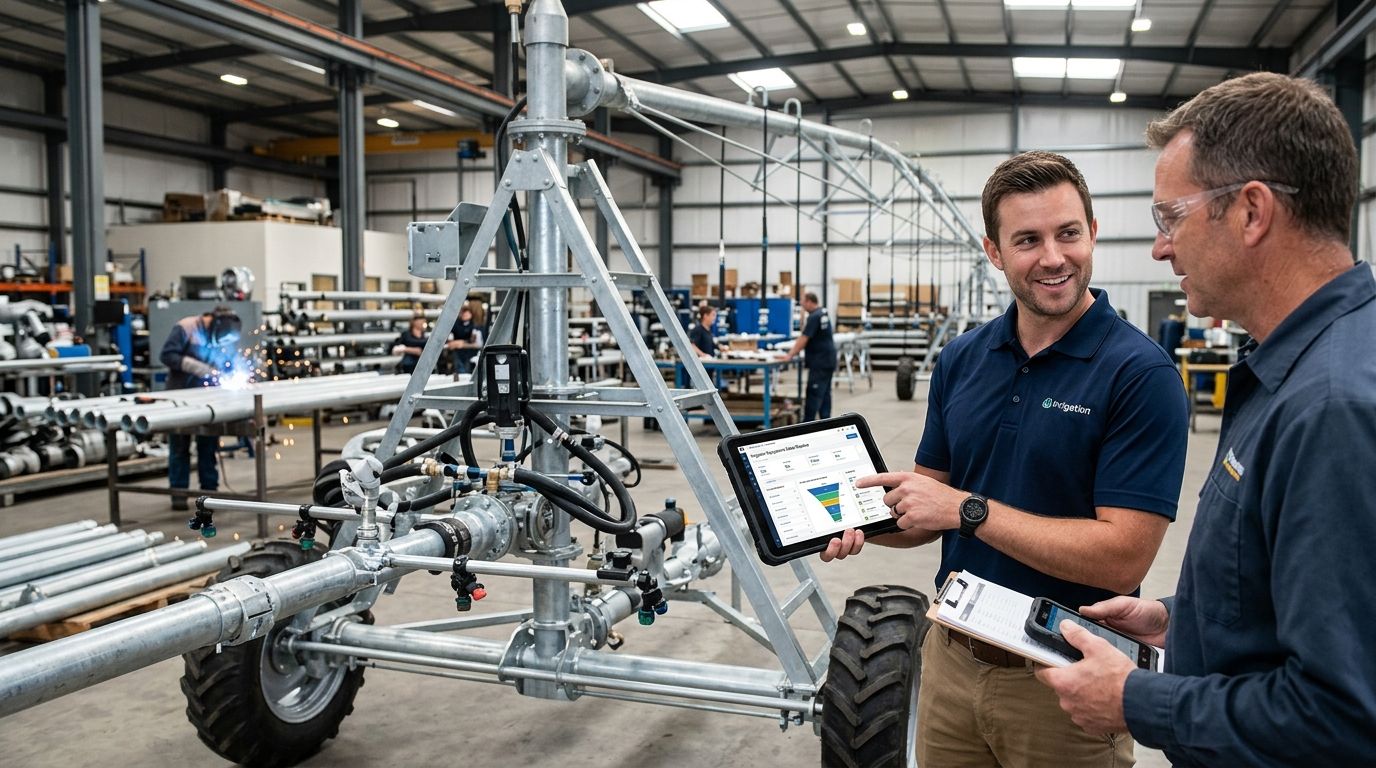 Sales automation for irrigation equipment manufacturers
