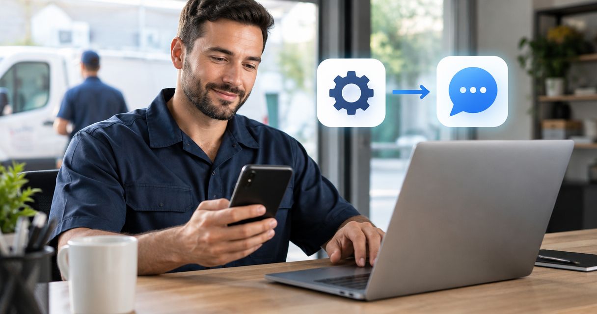 ServiceTitan jobs to automatic text follow-up: 2026 workflow