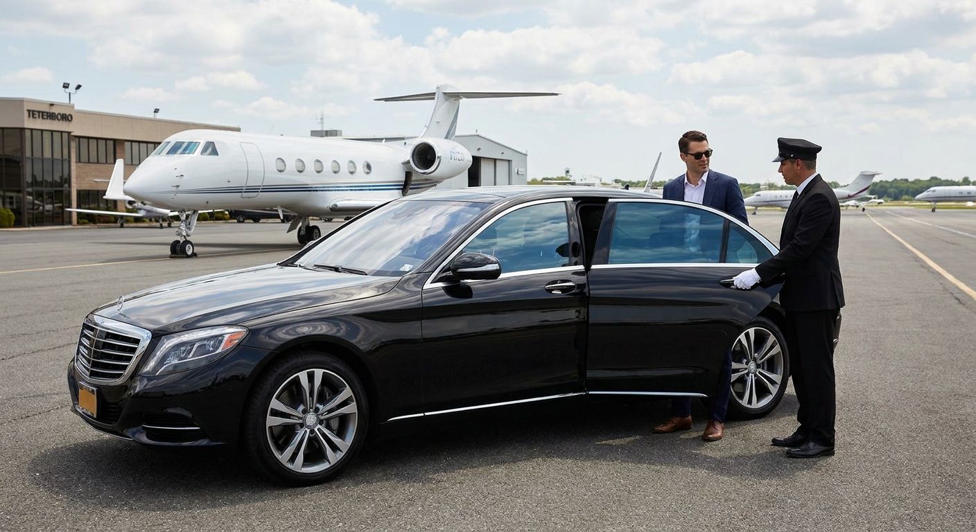 Car service for Teterboro private jet passengers