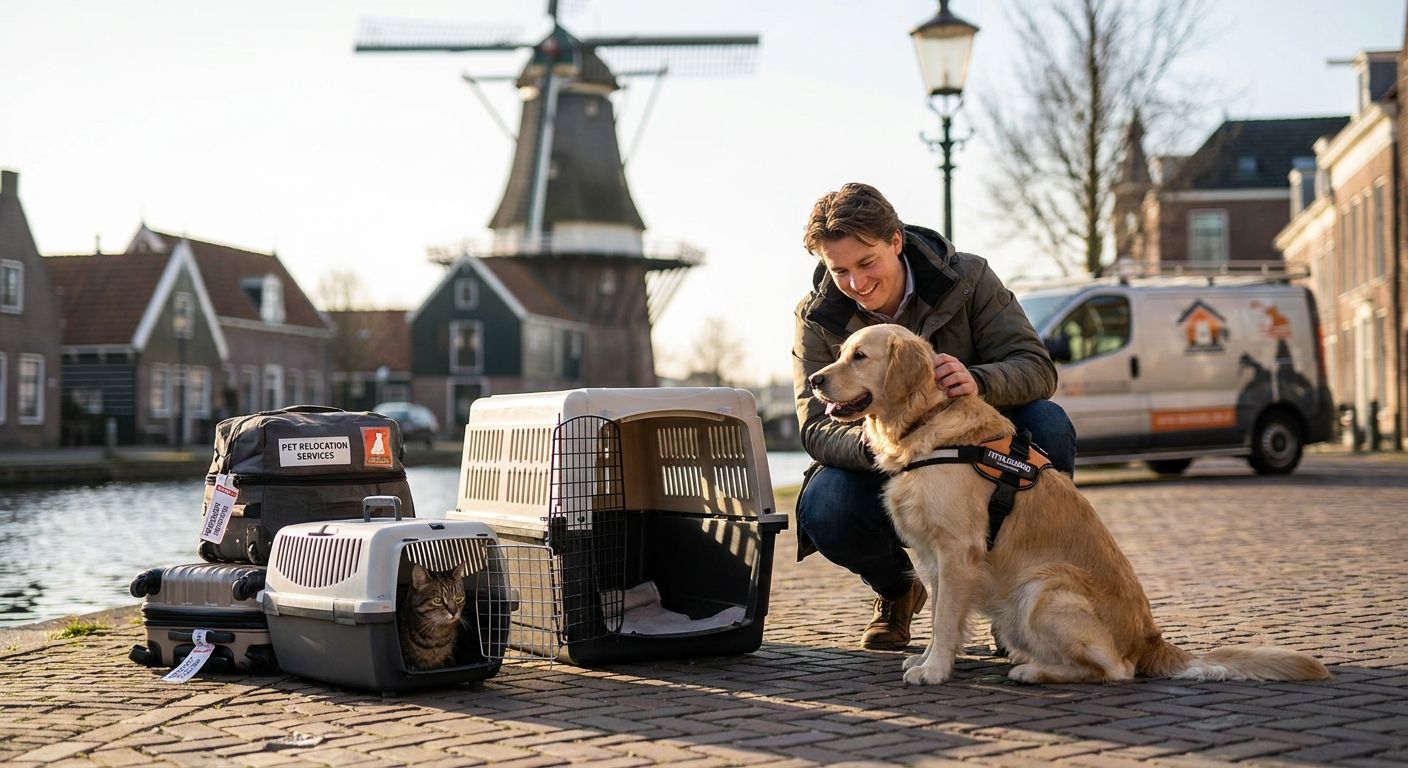 Pet relocation services for moving to the Netherlands
