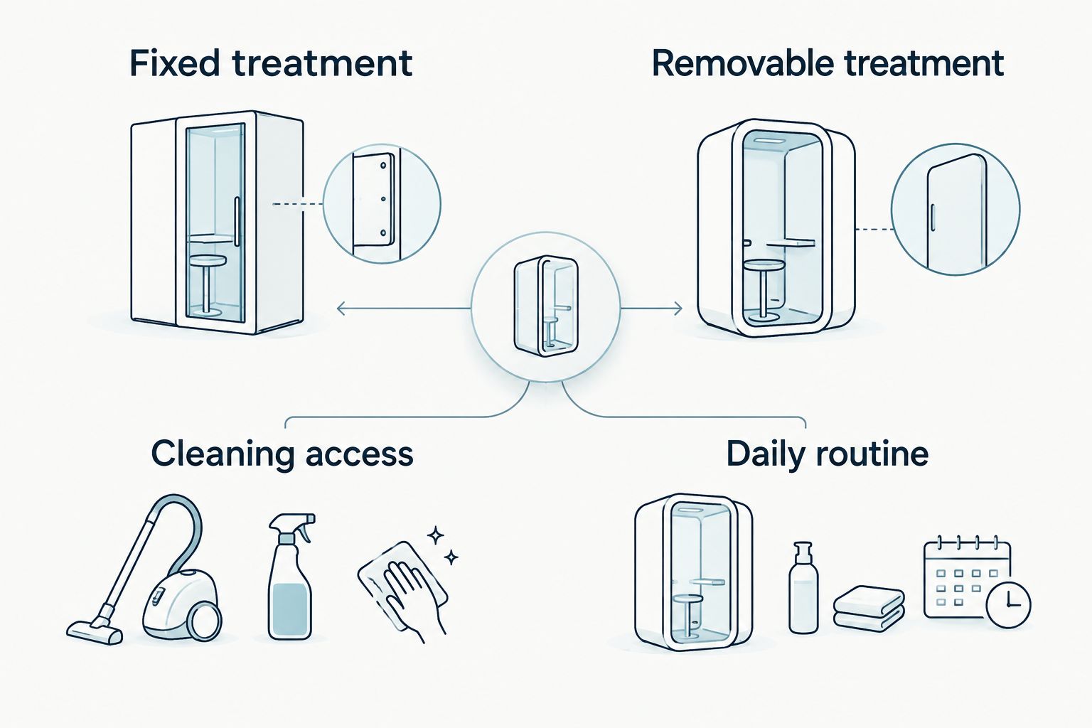 Comparison of fixed and removable orthodontic treatment and their daily care needs