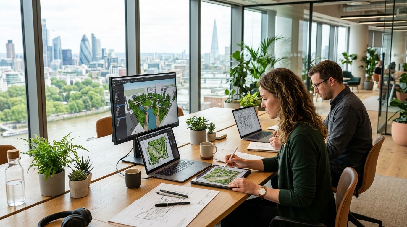 Virtual office for landscape architects and urban designers