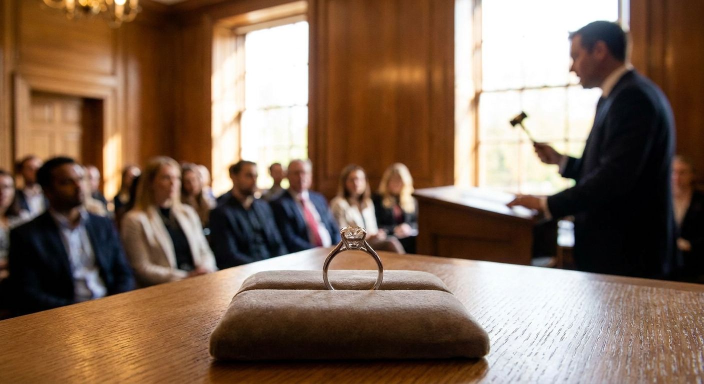 Diamond rings for first-time auction bidders