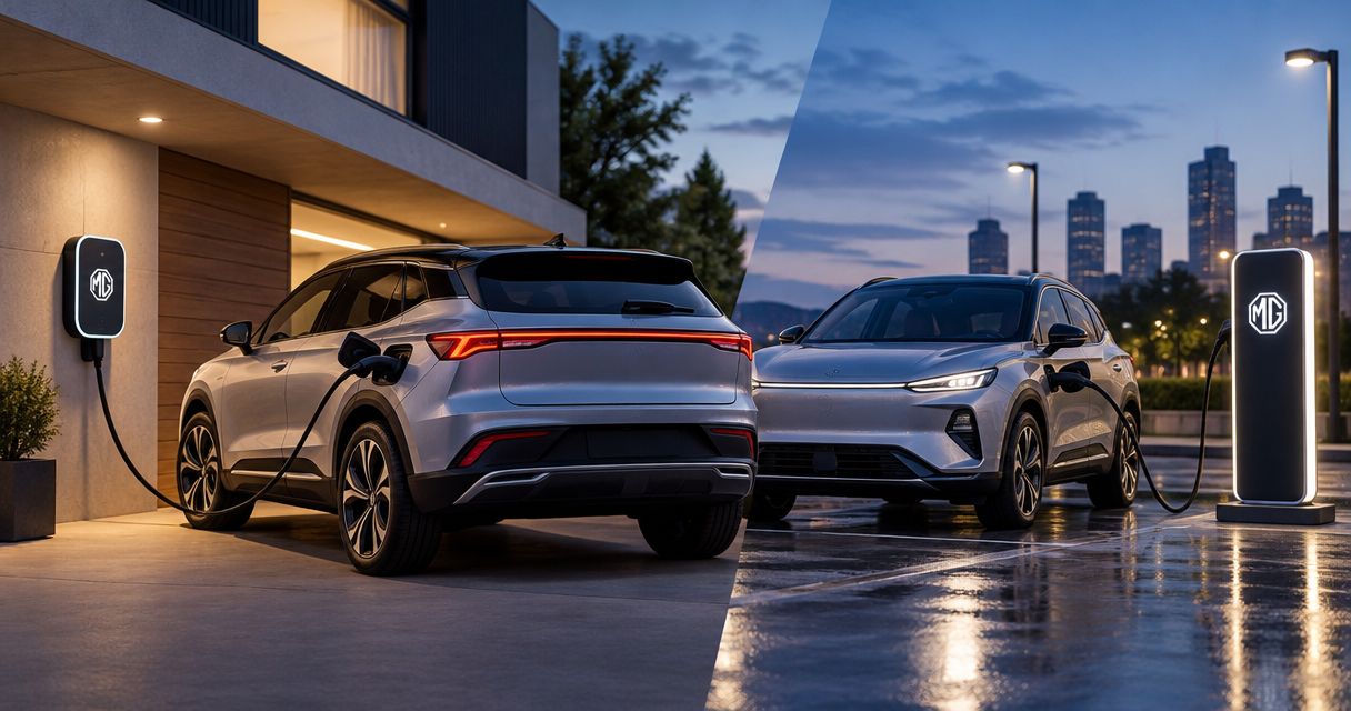 MGS5 EV charging: how do you combine home and public charging?