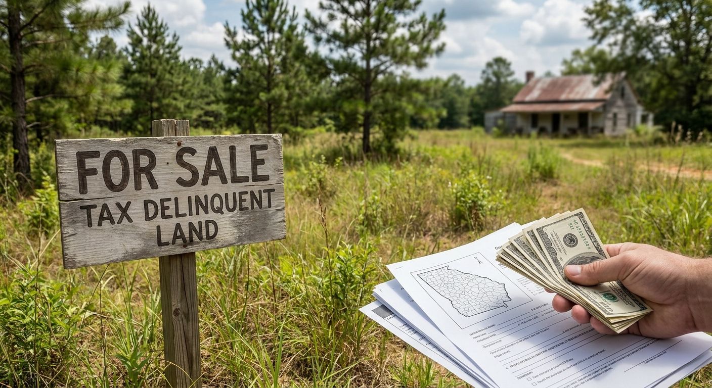 Sell tax delinquent land for cash in Georgia