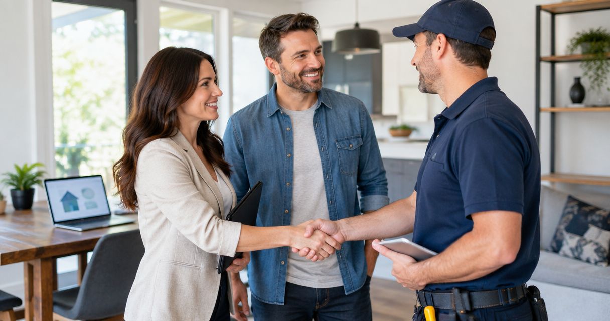 Marketing for home service companies through realtor referral partnerships