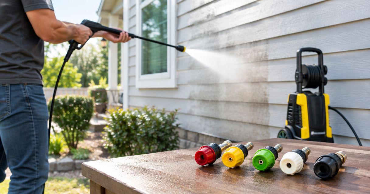 Best pressure washer nozzles for house washing in 2026