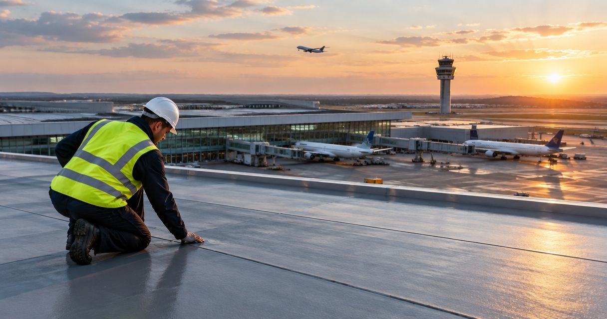 Commercial roofing for airports and aviation: complete 2026 guide