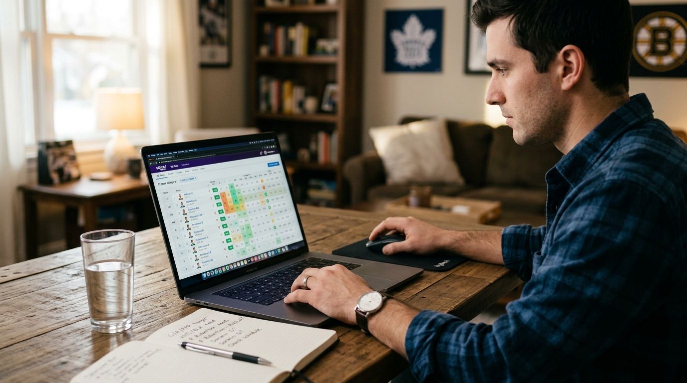 How to build a fantasy hockey lineup for category leagues