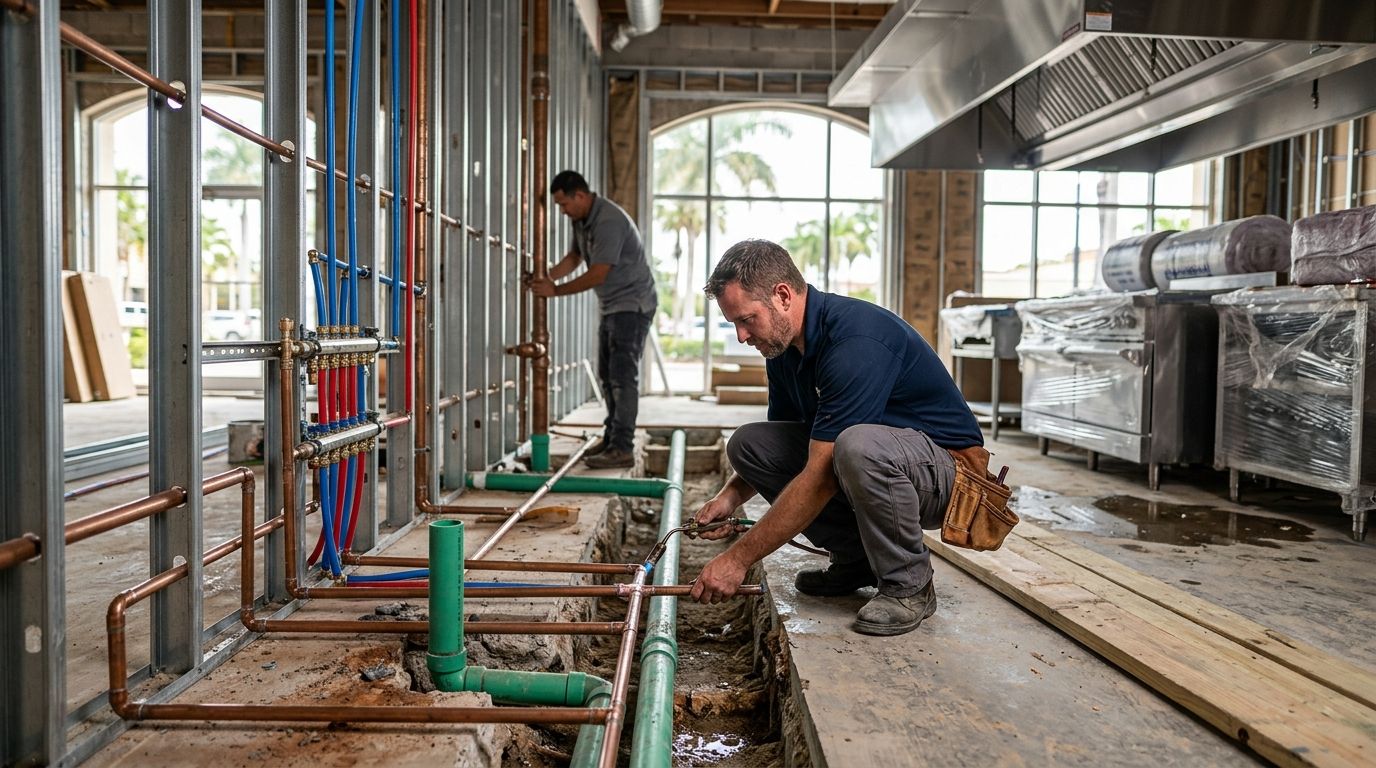 Best commercial plumbers in Stuart FL for restaurant buildouts