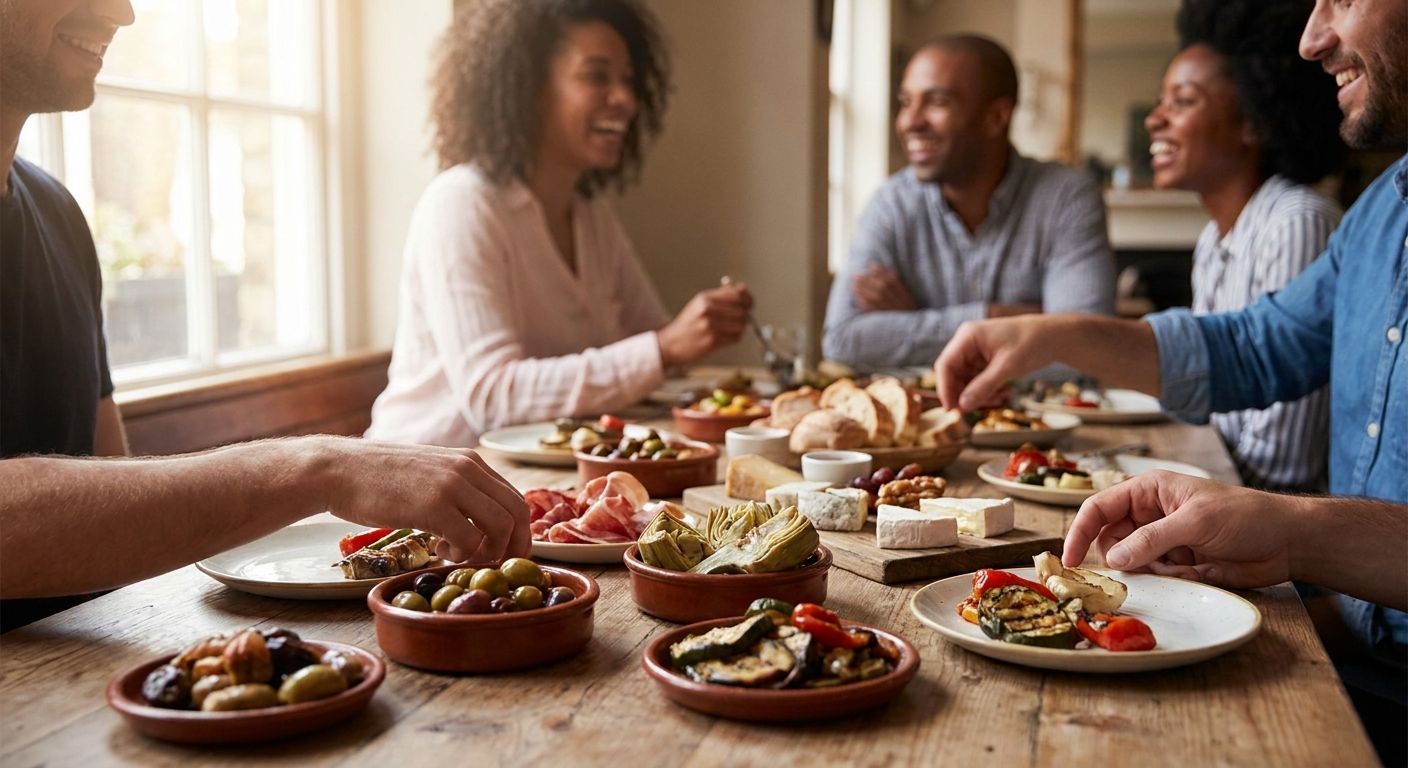 Small plates for sharing with friends