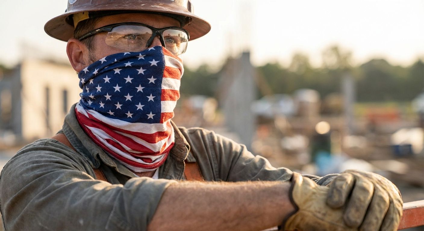 Best patriotic neck gaiters for outdoor work