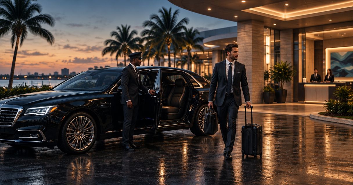 Black car service in West Palm Beach for solo business travelers