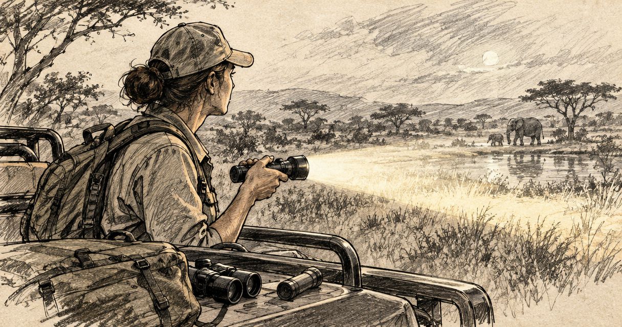 Flashlights for game rangers: beam distance, runtime and durability
