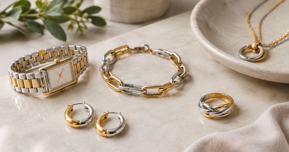 Best two tone jewelry pieces to mix your metals in 2026