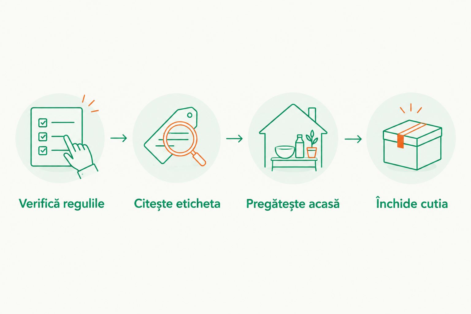 Pașii pregătirii pachețelului: reguli, etichetă, pregătire acasă și închiderea cutiei.