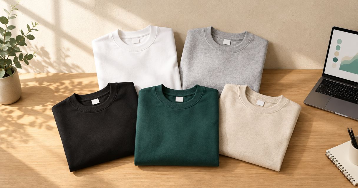 Best 5 blank crewneck sweatshirts for custom printing in 2026