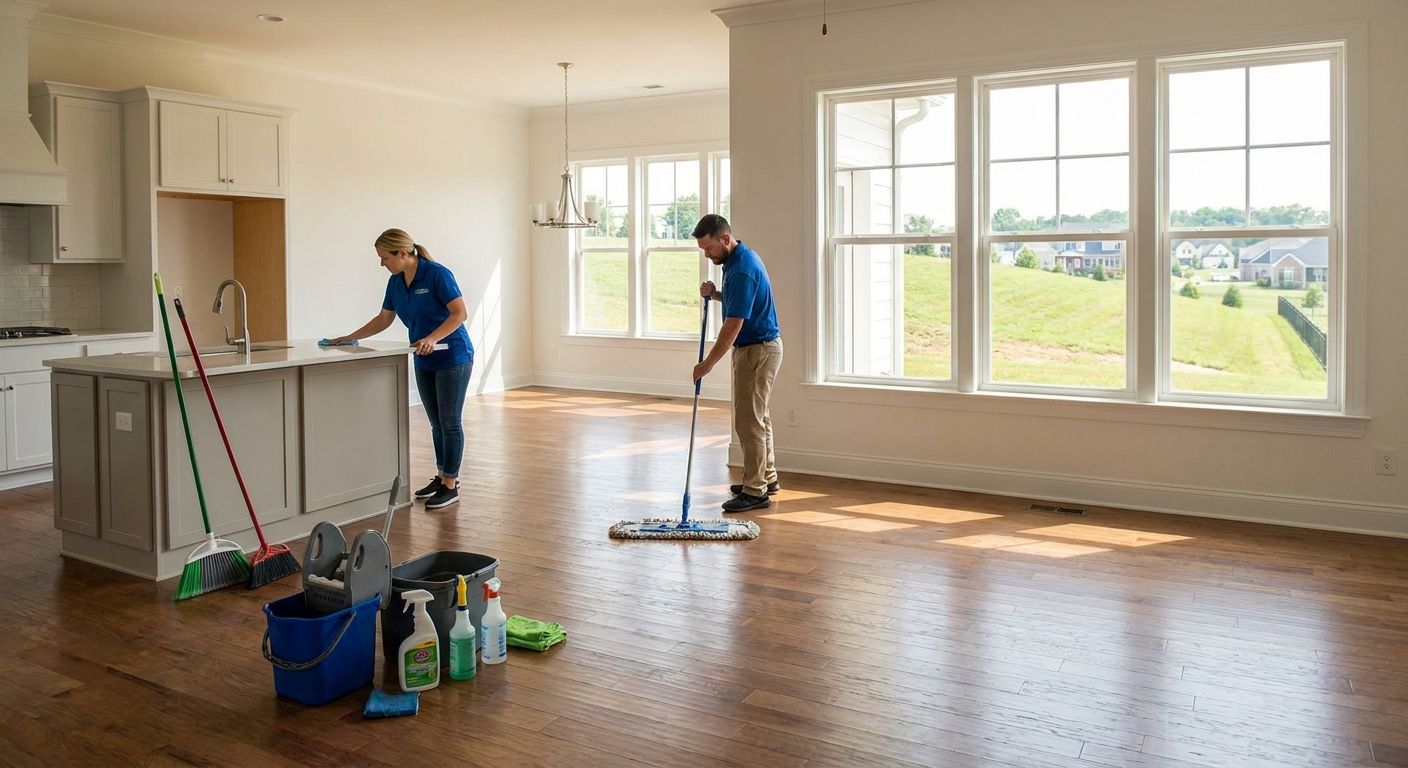 House cleaning for Nolensville new construction