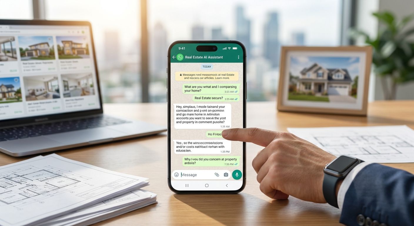 WhatsApp AI agent for real estate agents