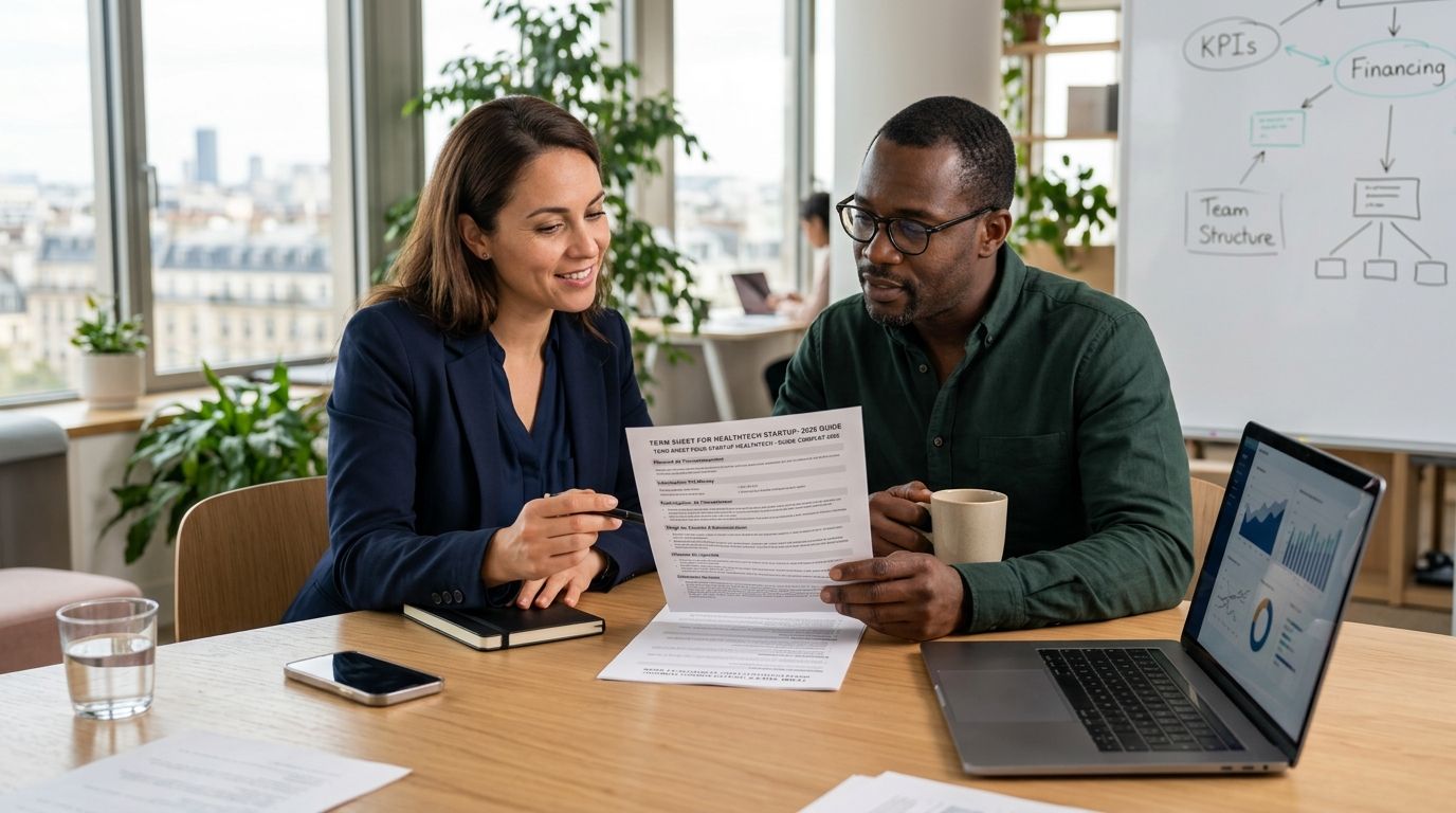 Term sheet pour startups healthtech : guide complet 2026