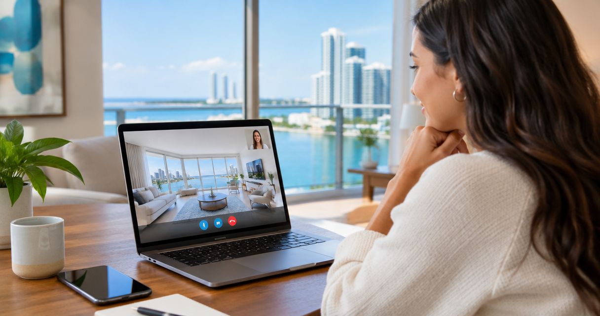 Can you buy a Miami condo without seeing it in person?