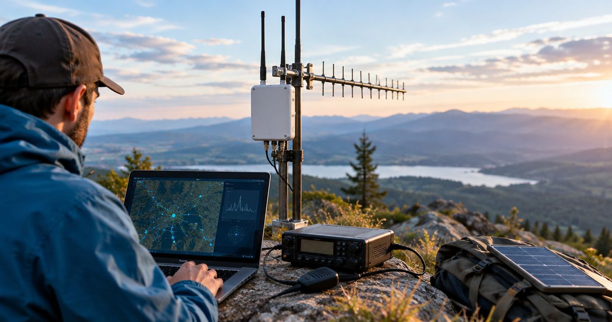 How to bridge a LoRa mesh network to APRS ham radio repeaters