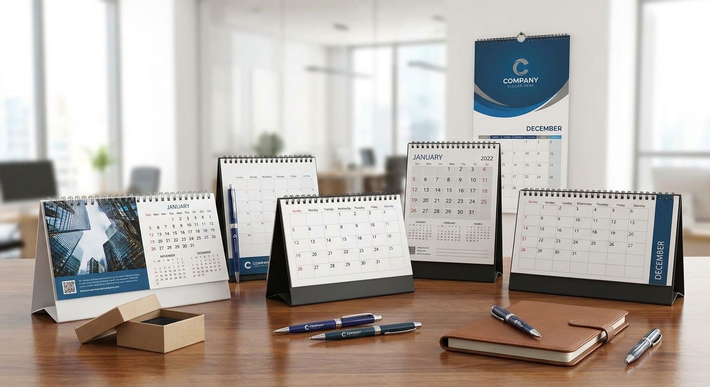 Custom calendars for corporate gifts